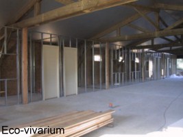 Construction de l'eco-vivarium: cloisson