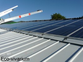 Construction de l'eco-vivarium: photovoltaque